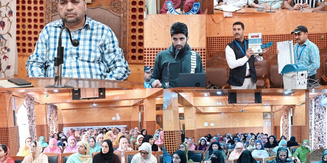Assembly Elections- 2024 Training programme for Women polling staff organised at Shopian