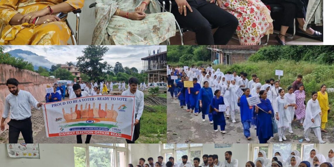SVEEP: Chunav Pathshala organised at Govt Nursing College Reasi