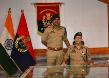 Ghulam Jeelani-JKPS Assumes Charge as SSP Kupwara