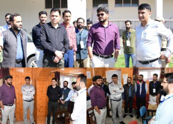 Assembly Elections-2024 DEO Ganderbal inspects RO Office Kangan-AC, reviews arrangements at DCRC