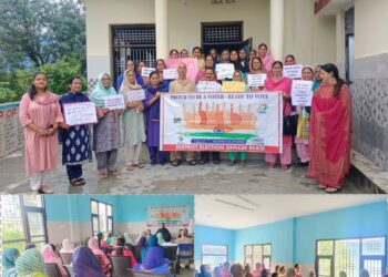 Assembly Elections-2024 SVEEP: Awareness Programme for senior citizens and PwDs organized at Salal Kote-Reasi