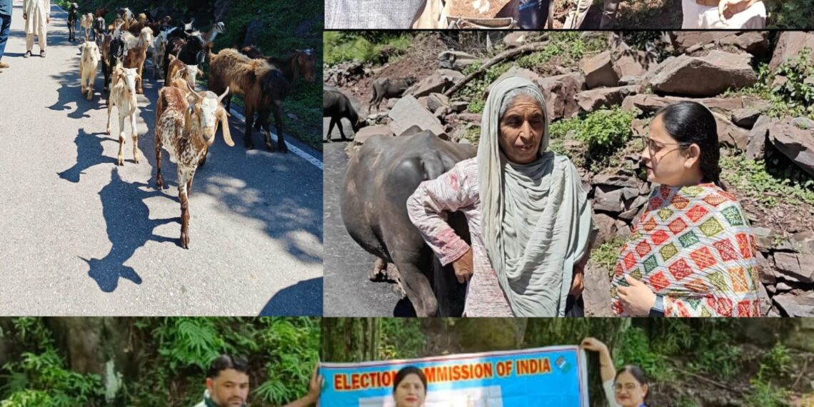 Assembly Elections-2024 SVEEP Team Poonch visits Dhokri Banwat border area, engages Voters for active participation