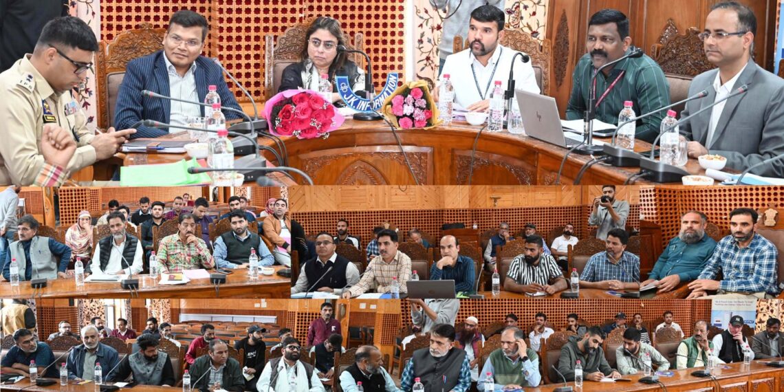 Assembly Elections-2024 Election Observers conduct meeting with representatives of political parties & contesting candidates at Shopian