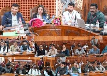 Assembly Elections-2024 Election Observers conduct meeting with representatives of political parties & contesting candidates at Shopian