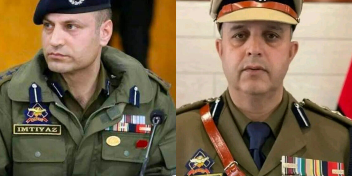 Imtiyaz Hussain posted as SSP Srinagar, Jeelani SSP Kupwara