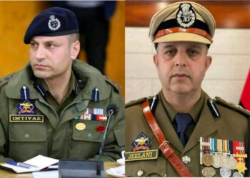 Imtiyaz Hussain posted as SSP Srinagar, Jeelani SSP Kupwara