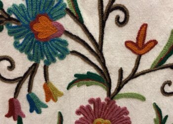 FROM LOOM TO LEGACY  THE ODYSSEY OF KASHMIR’S ART OF CREWEL EMBROIDERY