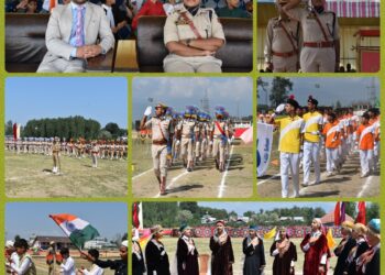 Full dress rehearsal for Independence Day Parade-2024 was held at Khushal Sports Stadium Sopore.