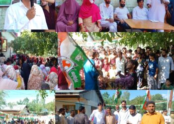Congress Holds Workers Meeting In Madwan Sonawari.