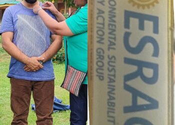 Dr. Touseef Ahmed, Secretary Rotary Club of Kashmir, Receives ESRAG Pin to Represent Kashmir Region in South Asia