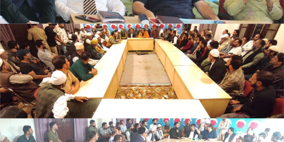 Sajad Lone chairs vital workers meetings of Karnah, Lolab & Kupwara Constiruencies
