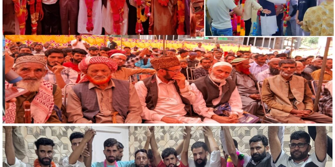 پیپلز ڈیموکریٹک پارٹی کے پونچھ حویلی کے کینڈیڈیٹ شمیم احمد گنائی کو نوجوانوں کا بھرپور سپورٹ