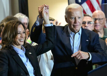 Hand in hand: Joe Biden, Kamala Harris campaign together for the first time