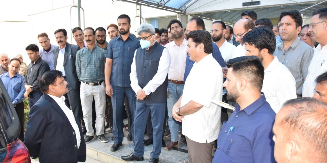Atal Dulloo reviews progress of renovation of Assembly Complex Sgr