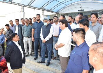 Atal Dulloo reviews progress of renovation of Assembly Complex Sgr