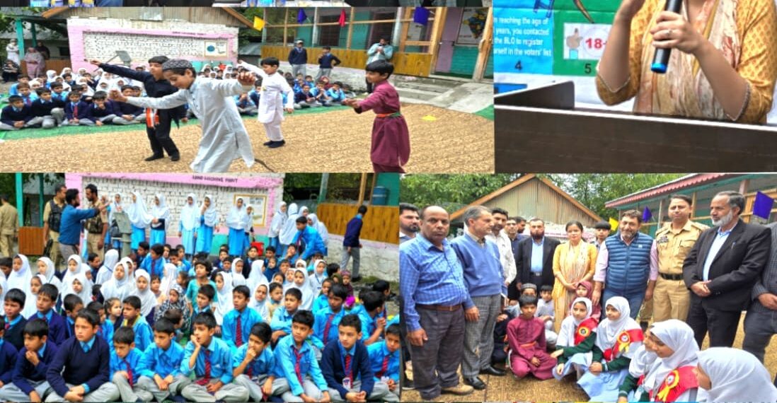 General Assembly  Elections-2024 DC Kupwara presides over Mega SVEEP programme to promote Voter Awareness at Hajinar Karnah