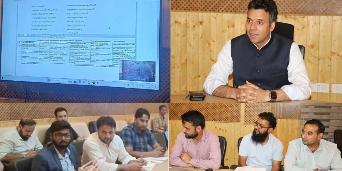 Assembly Elections-2024 Randomisation of polling personnel held in Srinagar