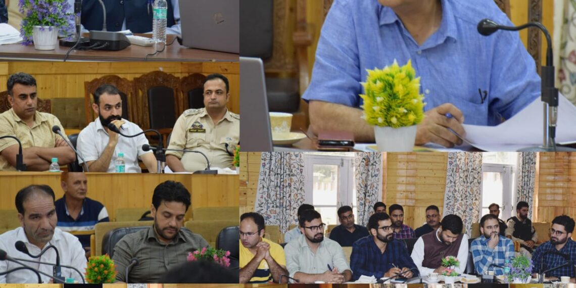 Assembly Elections-2024 DEO Bandipora reviews Poll Preparedness Stresses for meticulous poll activities to facilitate a smooth electoral process