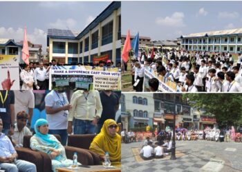 Assembly Elections-2024 District Election Office Srinagar organises series of Voter Awareness Programmes under SVEEP across City