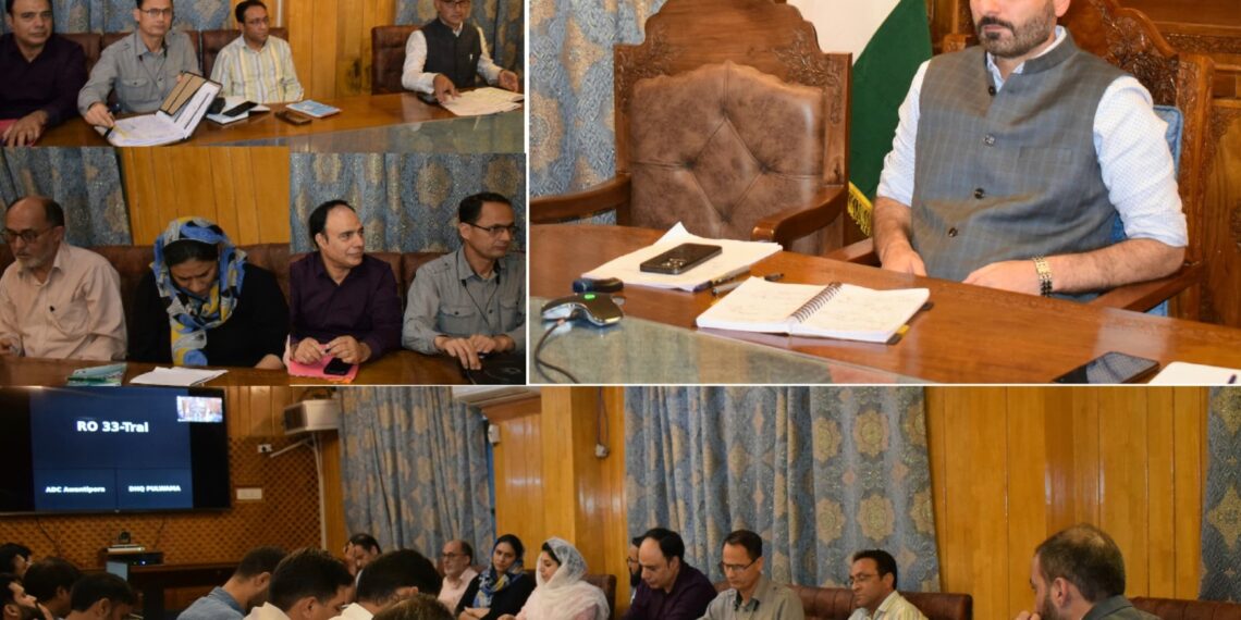 Assembly Elections-2024 DEO Pulwama chairs comprehensive meeting with ROs & Nodal Officers