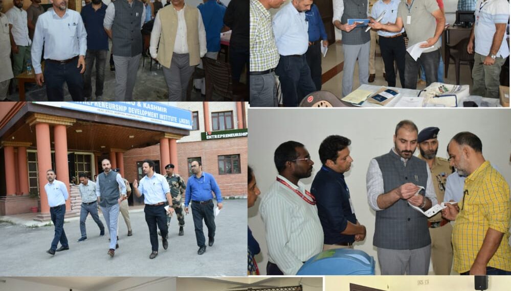 Assembly Elections- 2024 DEO Pulwama Conducts Extensive Visits to Distribution cum Receipt Centres across Four Assembly Constituencies