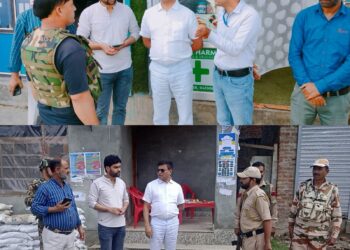 Assembly Elections- 2024 Expenditure Observer Shopian-AC visits SSTs sites & police nakas