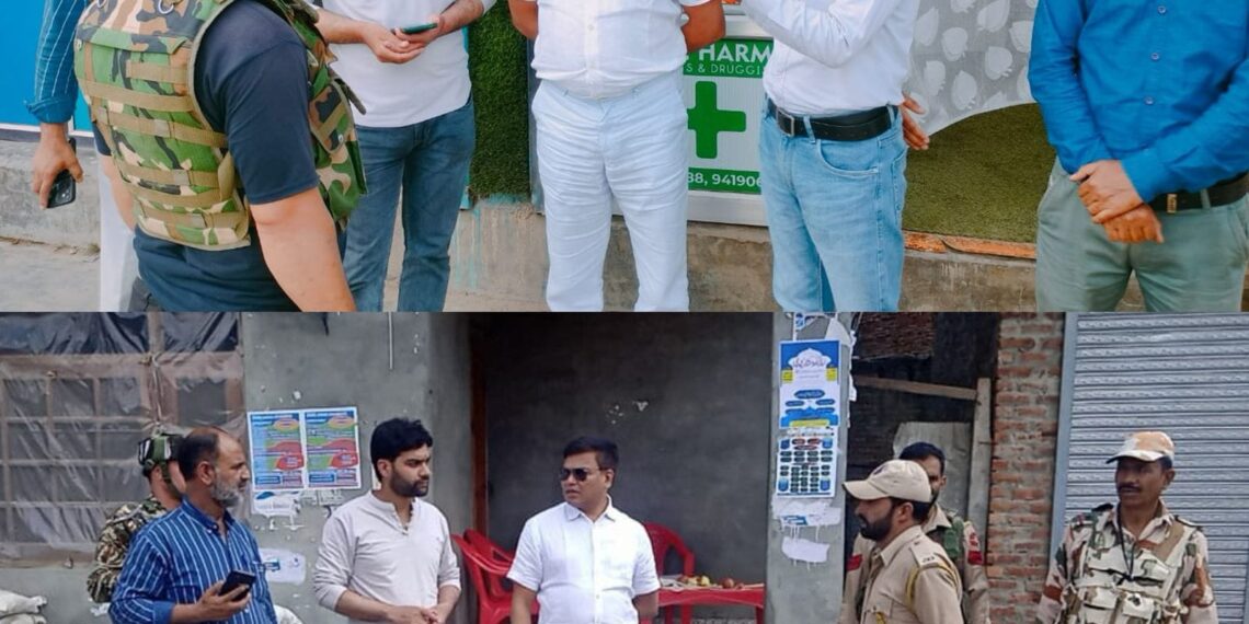 Assembly Elections- 2024  Expenditure Observer Shopian visits SSTs sites & police nakas