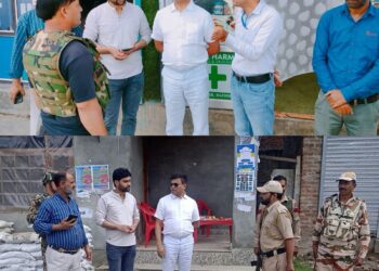 Assembly Elections- 2024  Expenditure Observer Shopian visits SSTs sites & police nakas