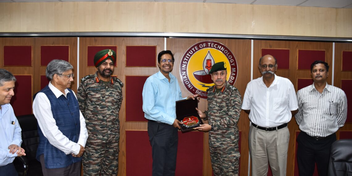 Lieutenant General N S Raja Subramani, Vice Chief of the Army Staff Visits IIT Madras