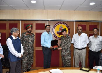 Lieutenant General N S Raja Subramani, Vice Chief of the Army Staff Visits IIT Madras
