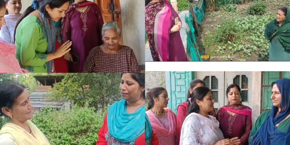 Assembly Elections- 2024 Empowering Women Voters: GHSS Dradhu conducts door to door awareness under SVEEP