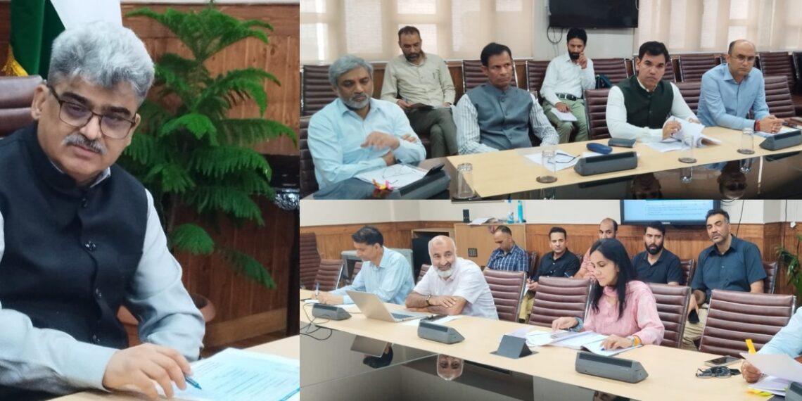 Chief Secretary reviews implementation of infra projects under PMG