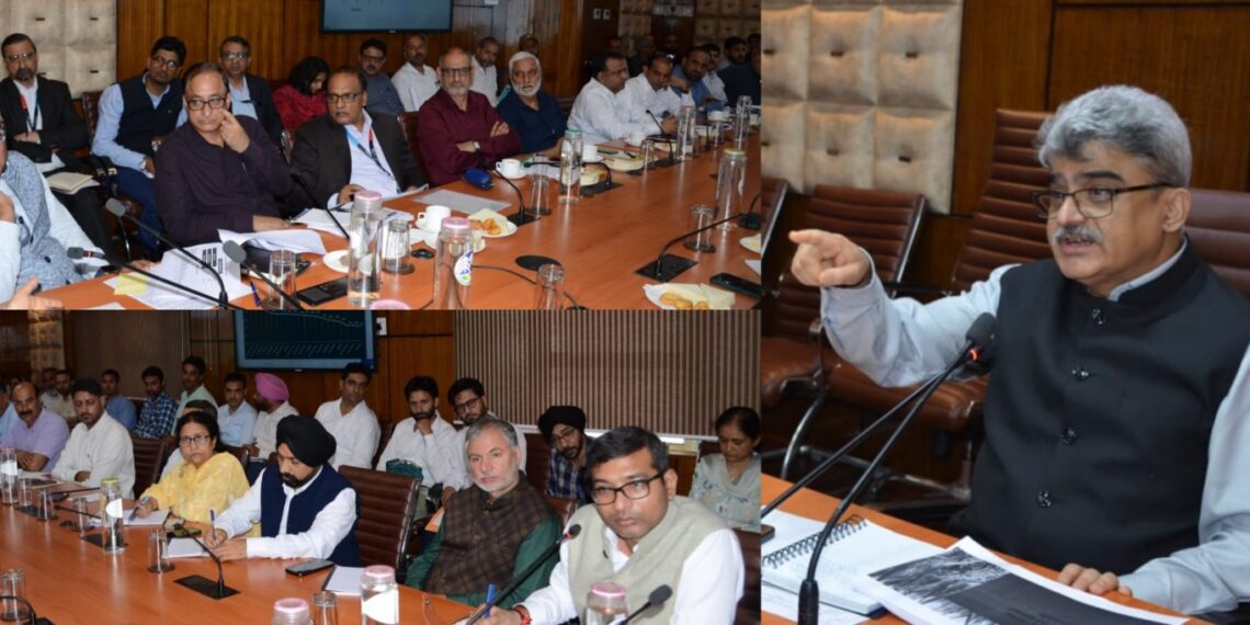 Chief Secretary reviews HADP projects “Take corrective measures to fill gaps”
