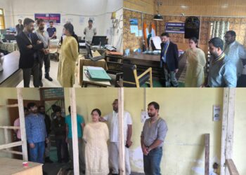 Assembly Elections- 2024 DEO Kupwara inspects RO Office, ARO Office at Handwara