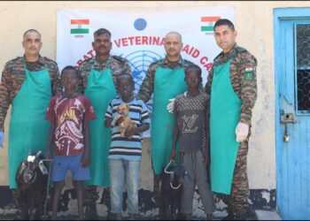 VETERINARY CARE FOR PEACE: UNMISS INDIAN BATTALION TO BUILD TRUST AND PEACEFUL COEXISTENCE IN LOCAL COMMUNITIES IN UPPER NILE STATE, SOUTH SUDAN