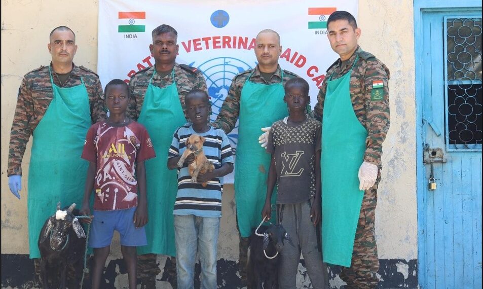 VETERINARY CARE FOR PEACE: UNMISS INDIAN BATTALION TO BUILD TRUST AND PEACEFUL COEXISTENCE IN LOCAL COMMUNITIES IN UPPER NILE STATE, SOUTH SUDAN