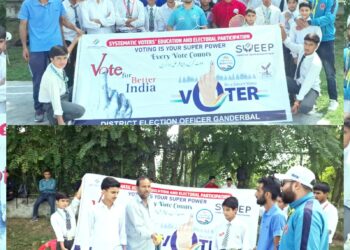 Assembly Elections-2024 YSS Ganderbal Organizes Badminton Competition under SVEEP Initiative