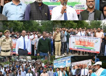 Assembly Elections-2024 DEO Shopian participates in SVEEP awareness programmes at Zainapora