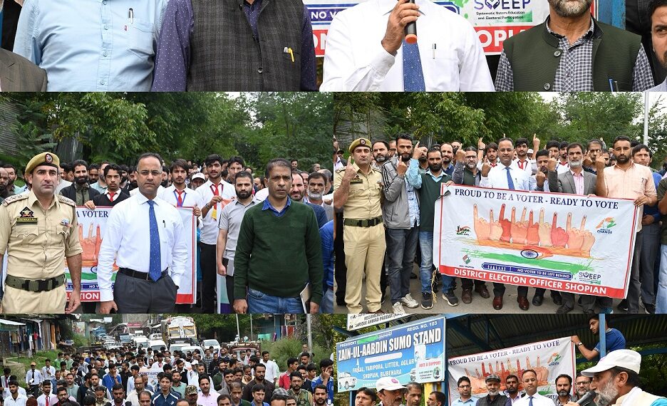 Assembly Elections-2024 DEO Shopian participates in SVEEP awareness programmes at Zainapora