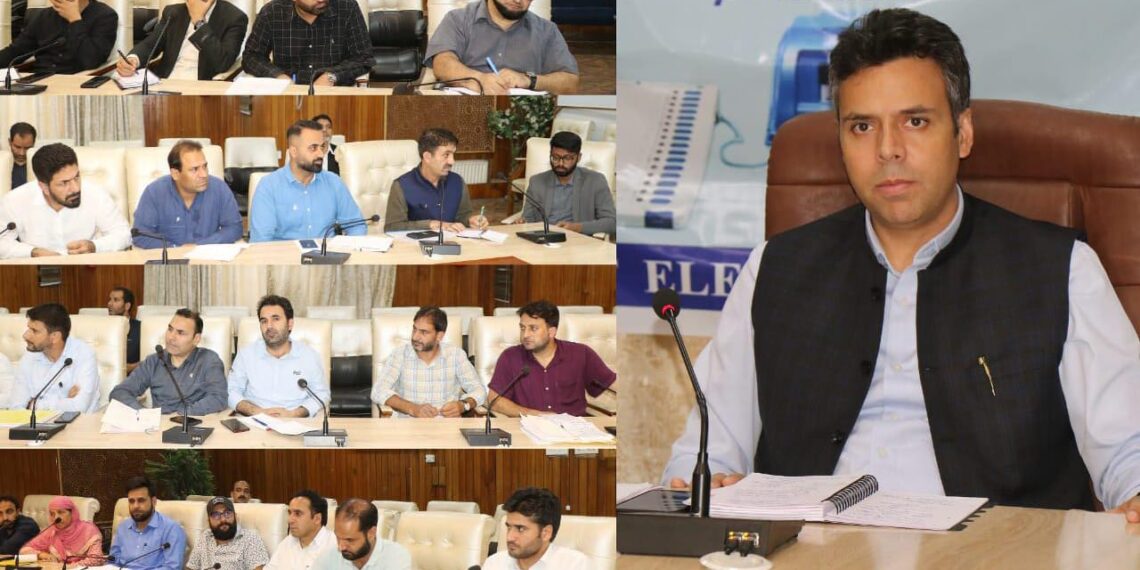 Assembly Elections-2024 DEO Srinagar Convenes meeting to review preparedness for Assembly Elections
