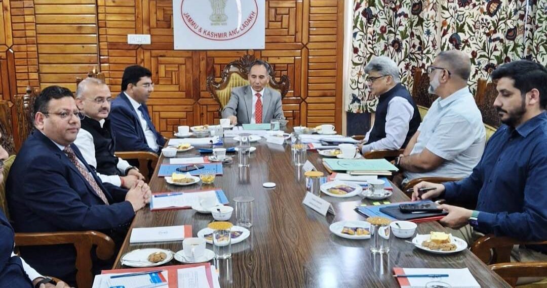 Justice Tashi Rabstan reviews the status of ongoing infrastructural projects of judiciary in UT of Jammu and Kashmir