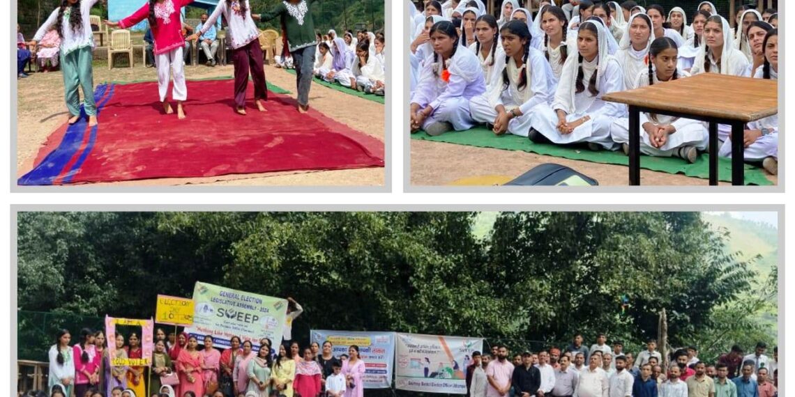 Voter awareness rally sparks enthusiasm in Rasligadheran, Ramnagar