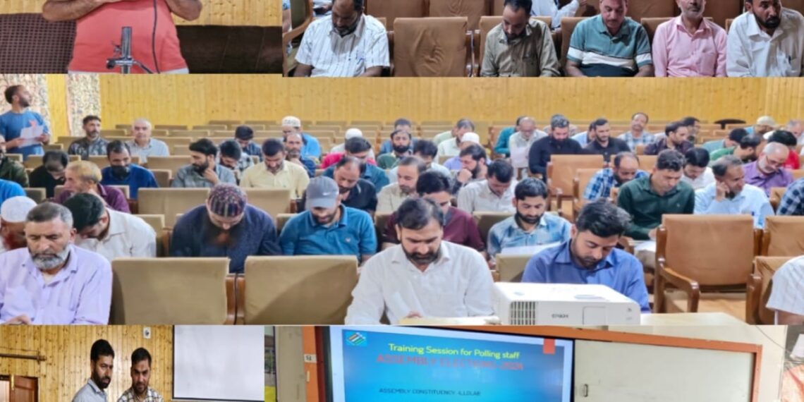 3rd round of Election Training for Polling Staff held in Kupwara district