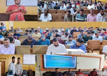 3rd round of Election Training for Polling Staff held in Kupwara district