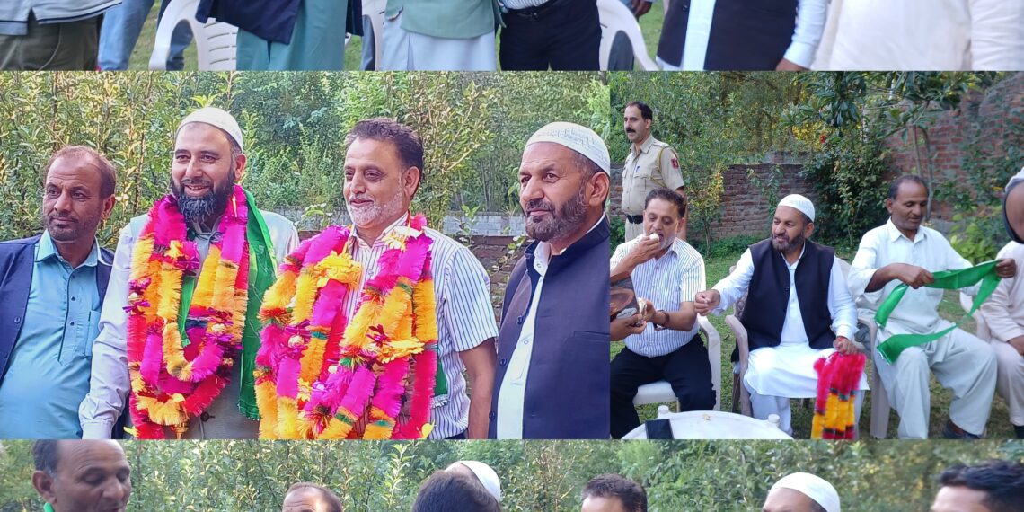 PDP Unit Sonawari Congratulate Syed Sajad On his appointment as PDP Additional Spokesperson.