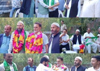 PDP Unit Sonawari Congratulate Syed Sajad On his appointment as PDP Additional Spokesperson.