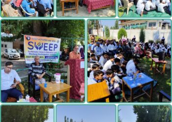 Mega SVEEP Awareness Programmes organised in AC-34 Pulwama