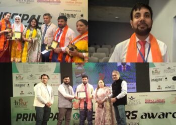 Teacher from Army Goodwill Higher Secondary School Hajinar, Mr. Tahir Gaffar, Honored Prestigious Excellence Award in Education.