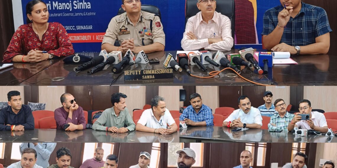 Assembly Election-2024 DEO Samba briefs media on ECI’s election coverage guidelines