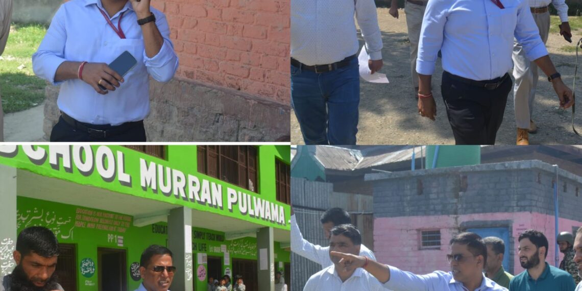 Assembly Elections- 2024 General Observer Rajpora AC visits Polling Stations, reviews Distribution of Voter Slips